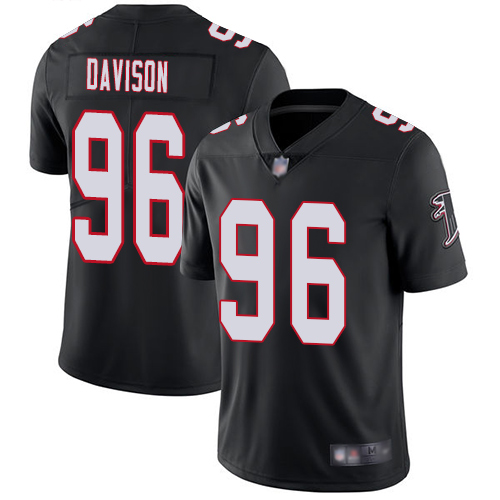 Atlanta Falcons Limited Black Men Tyeler Davison Alternate Jersey NFL Football #96 Vapor Untouchable